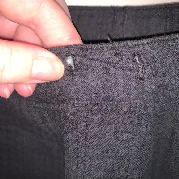 Xirena Black  Textured Cropped Tapered Jogger Pants XS - Picture 9 of 11